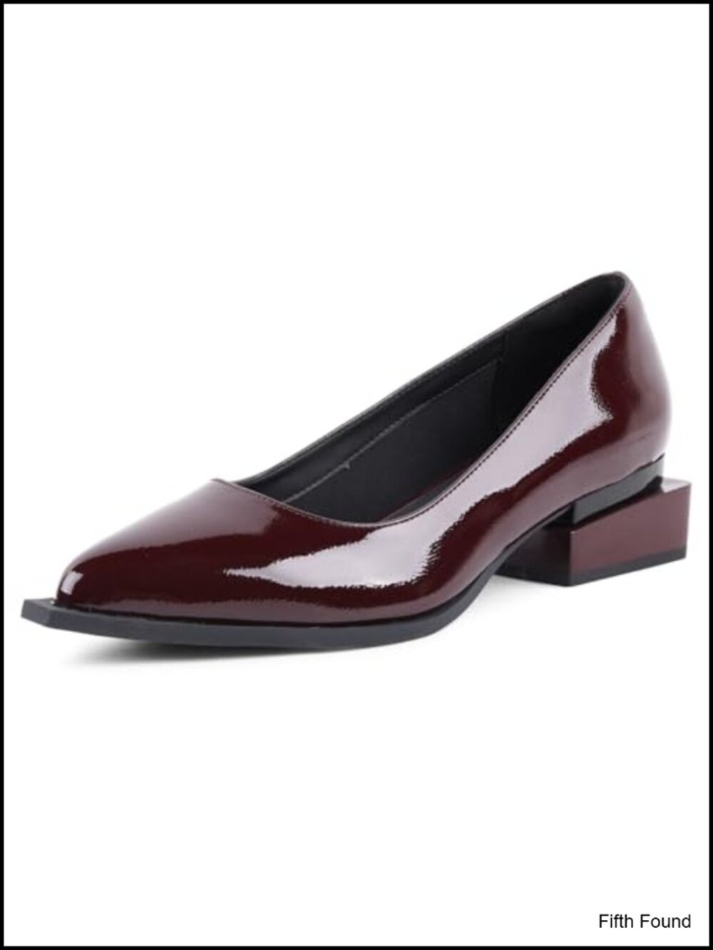 Women's Chunky Heel Pointed Toe Pumps with Arch Support